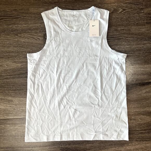 Nike Primary Men's Medium Dri-FIT Versatile Swoosh Tank Top DV9833-085 Gray - Picture 1 of 3